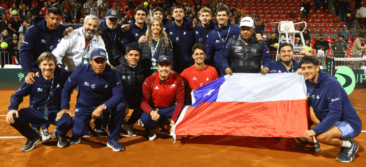 ¡Invictos! Chile superó 4-0 a Luxemburgo y se mete en las Qualifiers de Copa Davis
