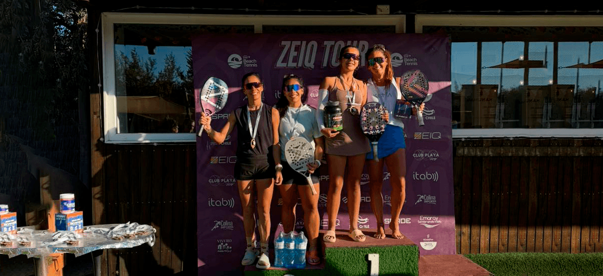 El Tour Mundial de Tenis Playa vivió un intenso paso por Viña del Mar y Colina