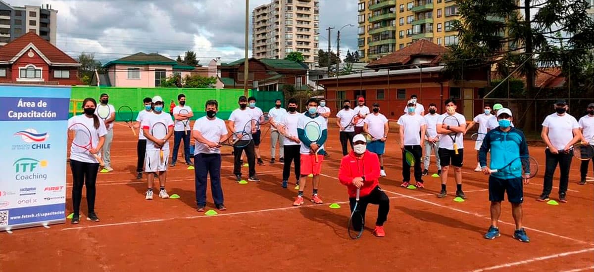 Este fin de semana finalizó el Curso Play Tennis ITF 2021 en la Región de la Araucanía