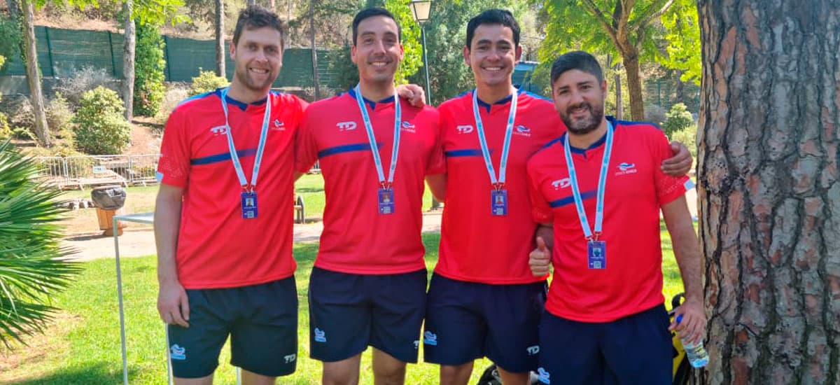 El Team Chile del Tenis concluyó su participación por equipos en el Mundial Máster
