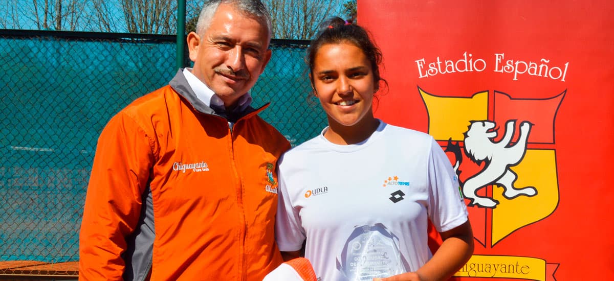 Antonia Vergara es la campeona de la Copa Ciudad de Chiguayante