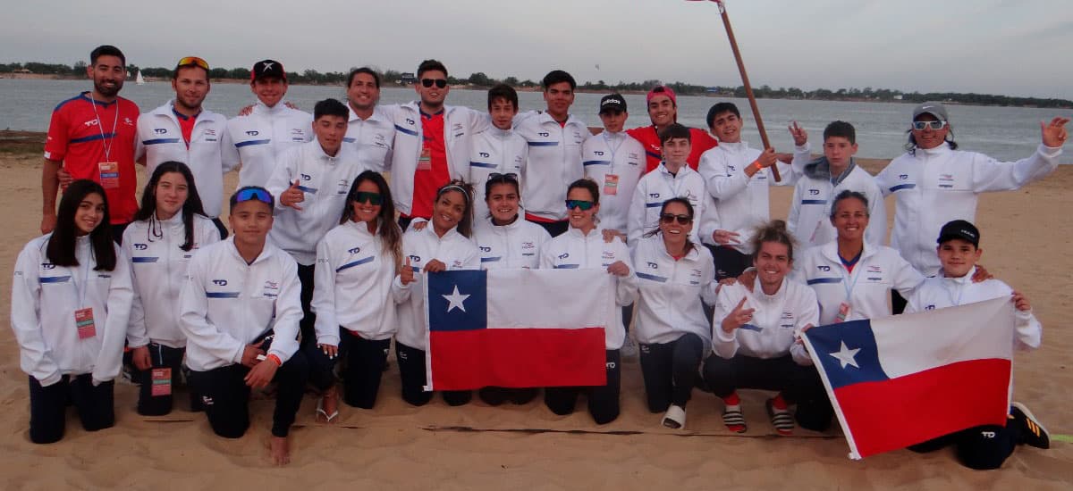 El Team Chile del Tenis Playa ya está en Argentina para disputar los Juegos de Rosario