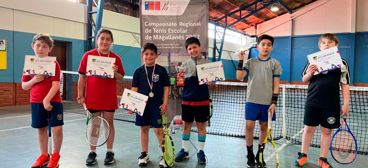 En Magallanes arrancó el Circuito Nacional de Tenis Escolar Federado 2022
