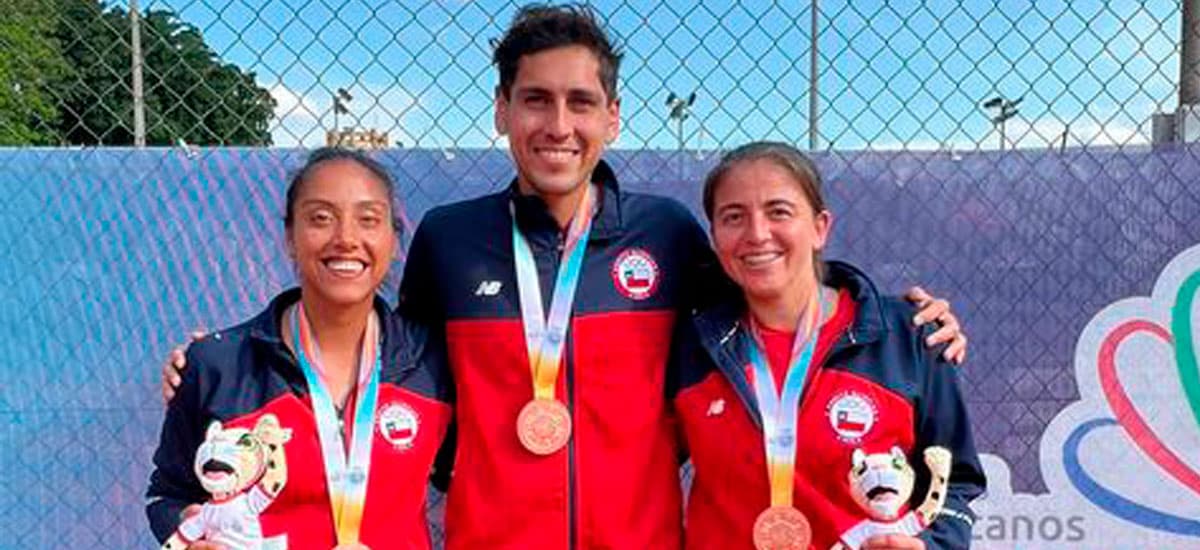 El Team Chile del Tenis fue bronce en los Juegos Suramericanos Asunción 2022