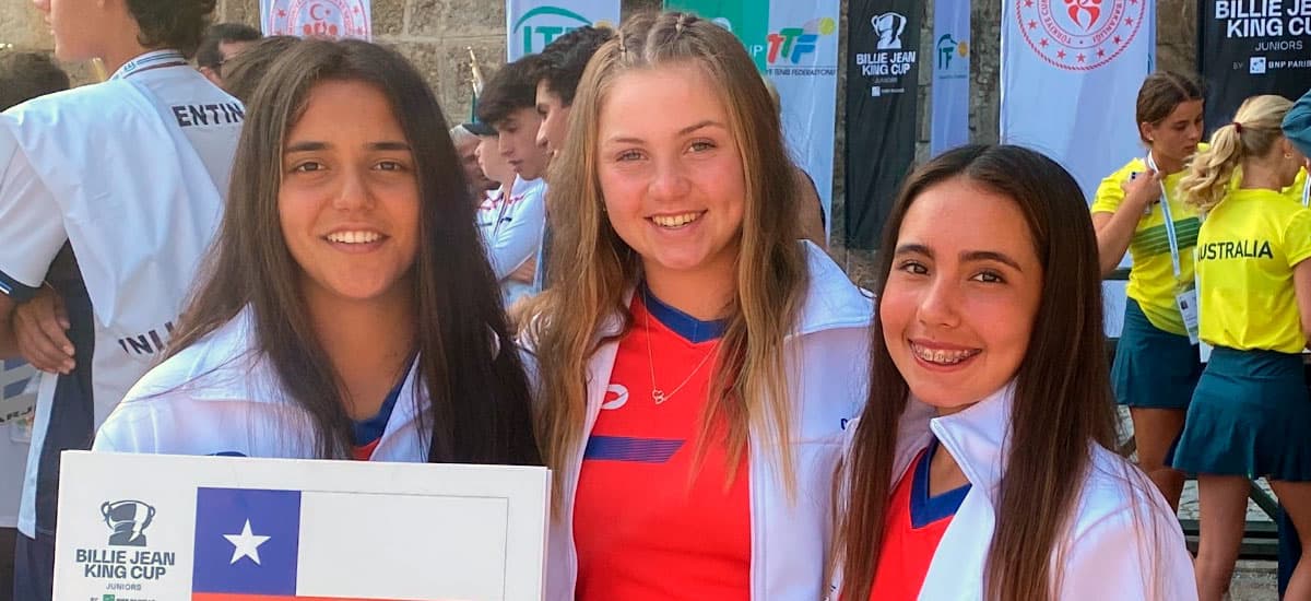 Chile completó la fase de grupos en la Junior Billie Jean King Cup