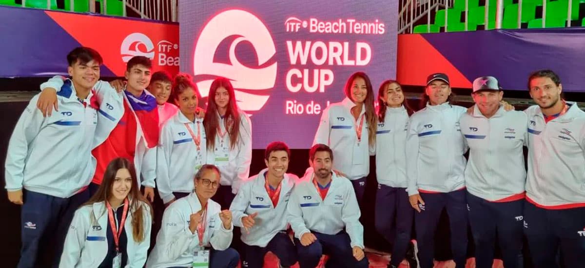 Chile no logra sumar en el inicio del Mundial de Tenis Playa