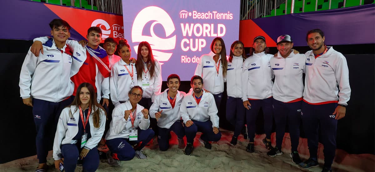 Chile finalizó entre los diez mejores en el Mundial de Tenis Playa