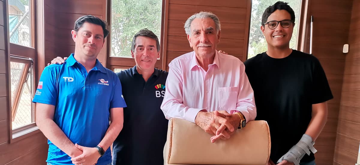 Conocimos a Eduardo Raffetto impulsor del Tenis para Ciegos
