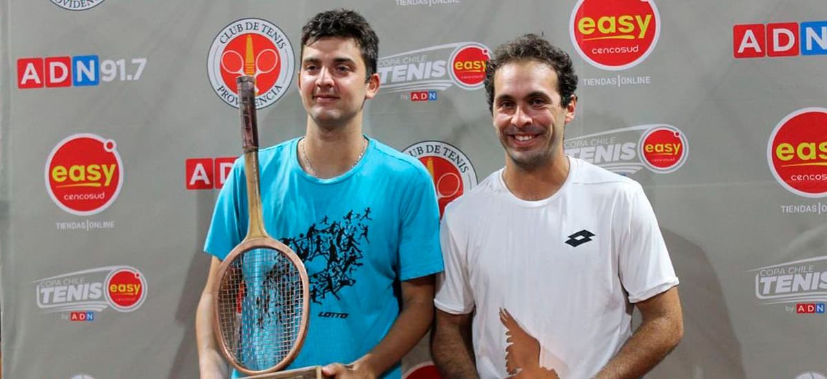 Con una entretenida final entre Barrios y Lama finalizó la Copa Chile de Tenis