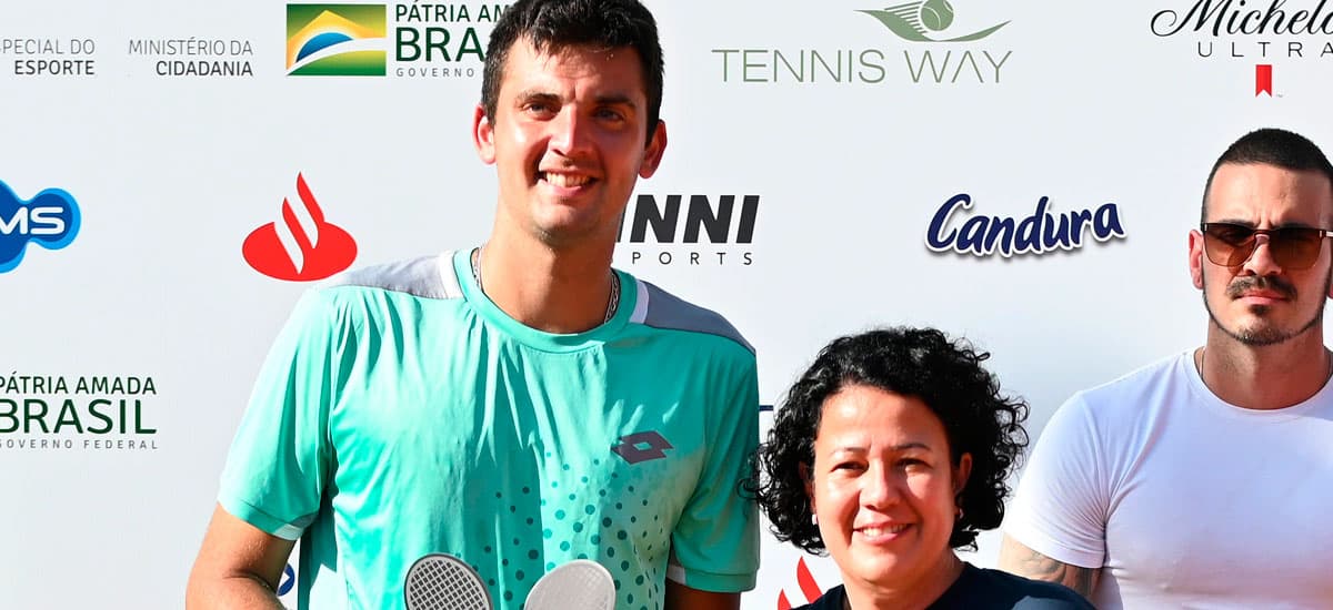 Tomás Barrios fue vicecampeón del Challenger de Piracicaba