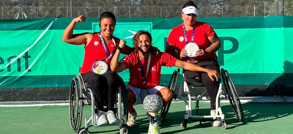 Chile superó a Canadá y jugará el Mundial de Tenis en Silla de Ruedas