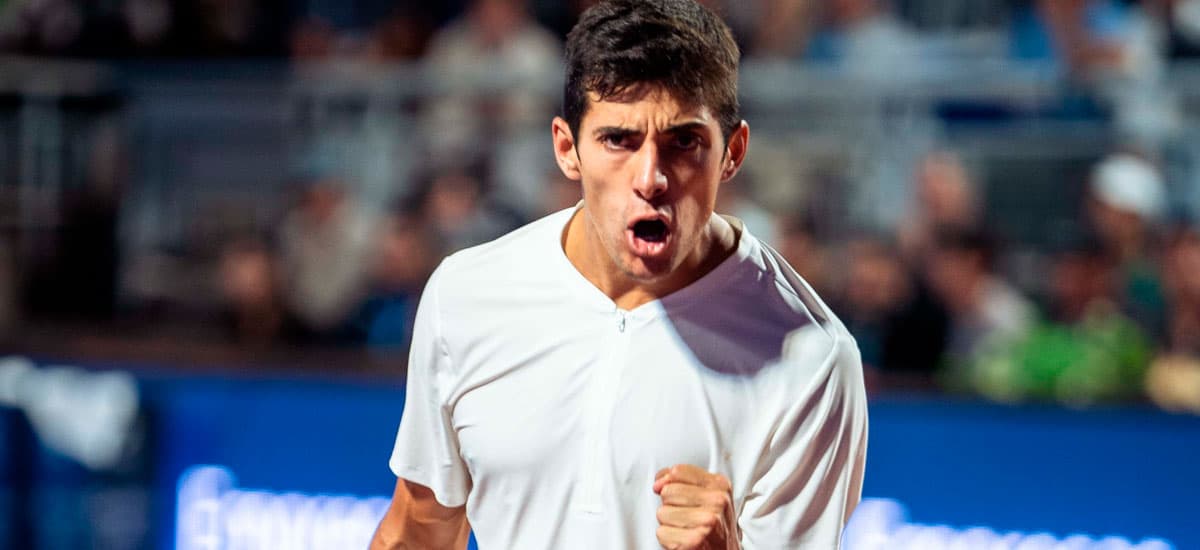 Cristian Garin se quedó con el duelo sudamericano en Hamburgo