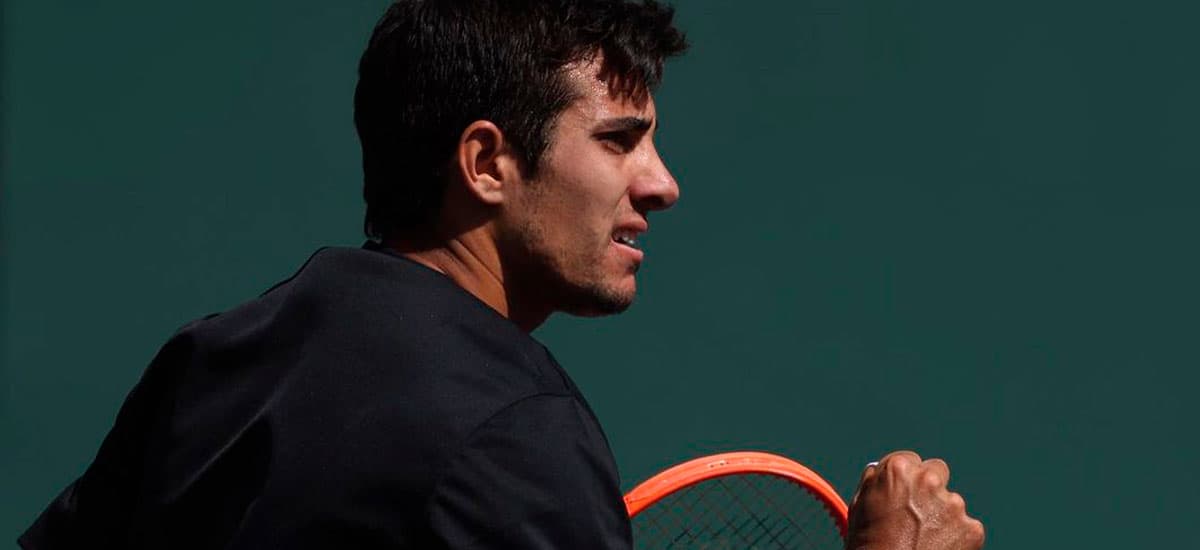 Cristian Garin se estrenó con una victoria en el cuadro principal de Miami