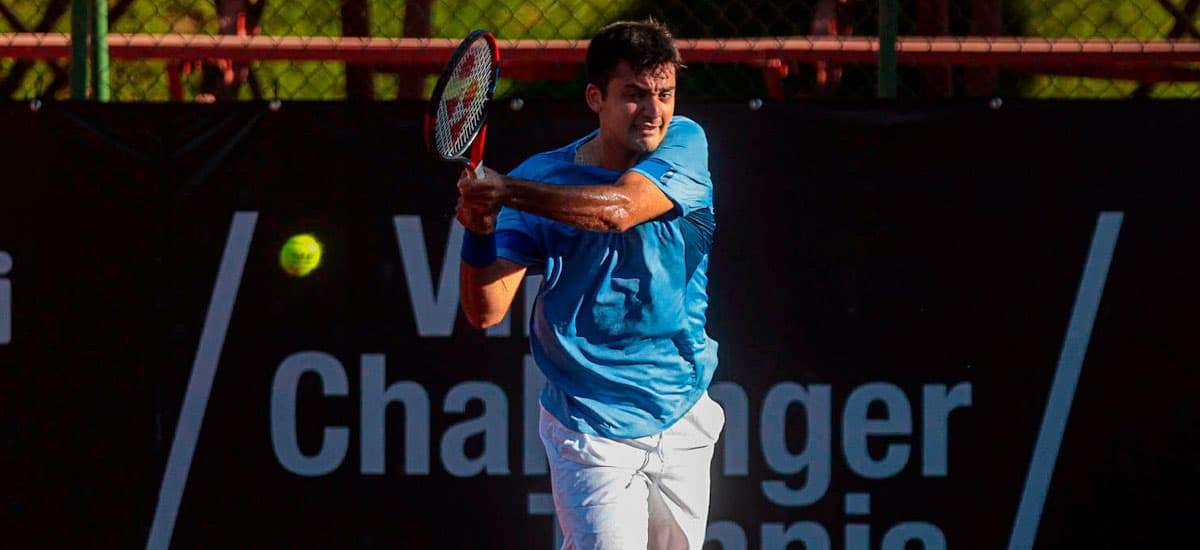 Tomás Barrios mantiene la presencia local singles en el Challenger de Viña