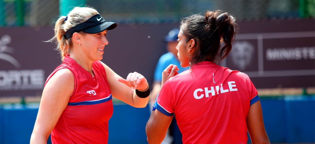 Chile remontó frente a Perú para sumar primer triunfo en la Billie Jean King Cup