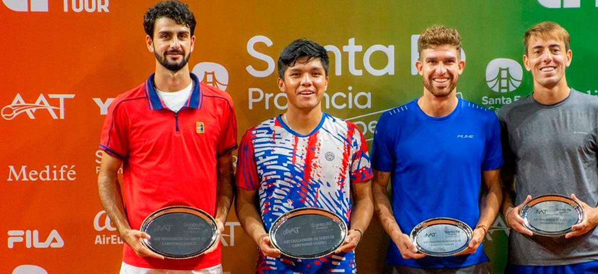 Matías Soto se consagró campeón duplas del Challenger de Santa Fe