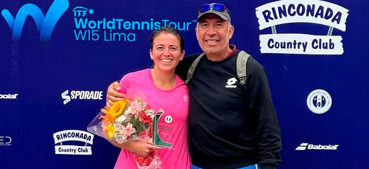 Fernanda Labraña levantó en Perú su primer título esta temporada