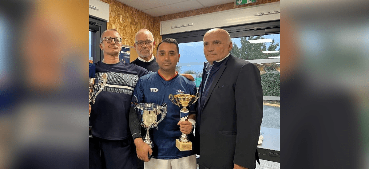 Luis Viñales destacó en torneo Parastanding Tennis en Francia