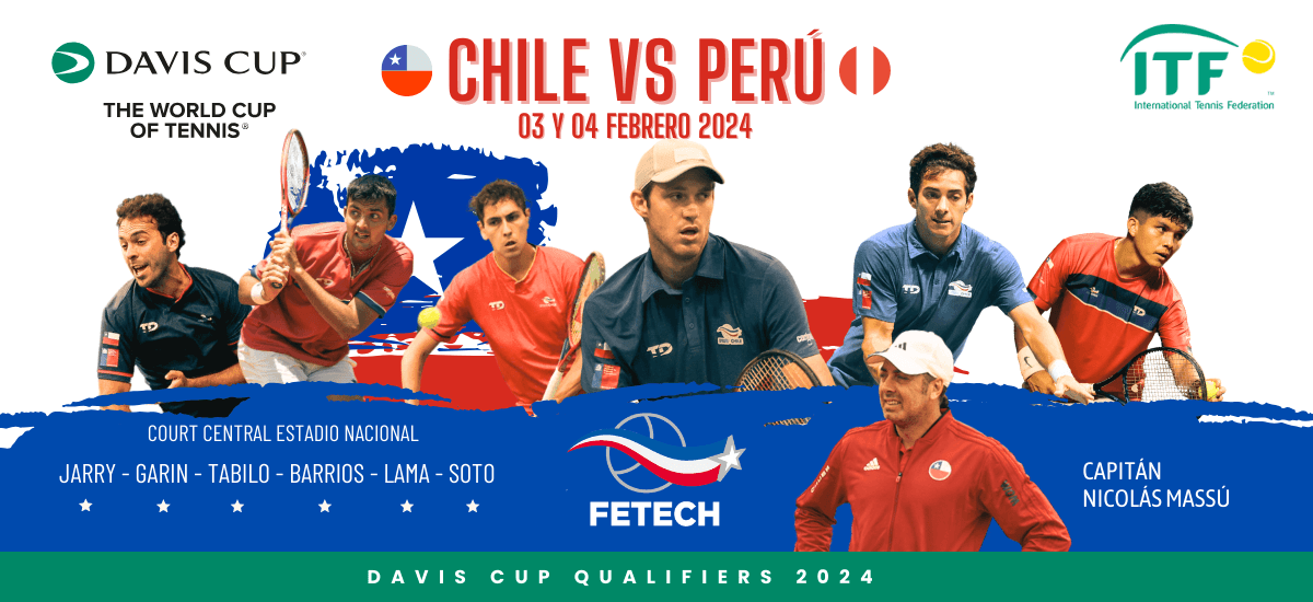 Sigue la serie Chile vs Perú por Copa Davis gratis