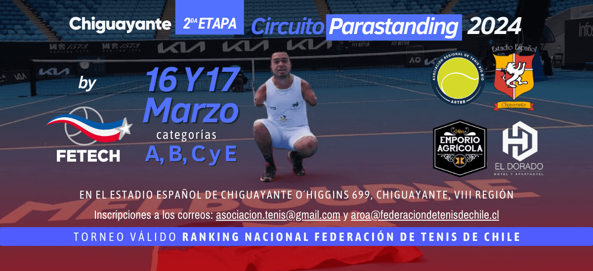 El Circuito Parastanding Federado se traslada a la Región del Biobío