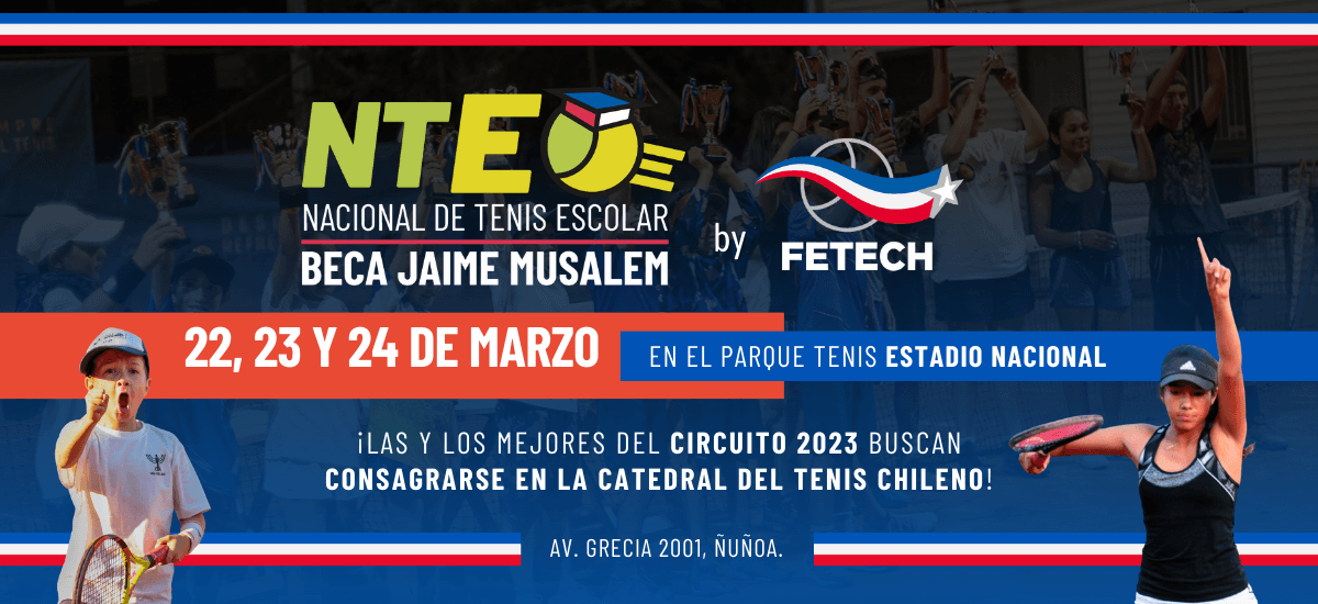Cuadros Nacional de Tenis Escolar Beca Jaime Musalem 2023