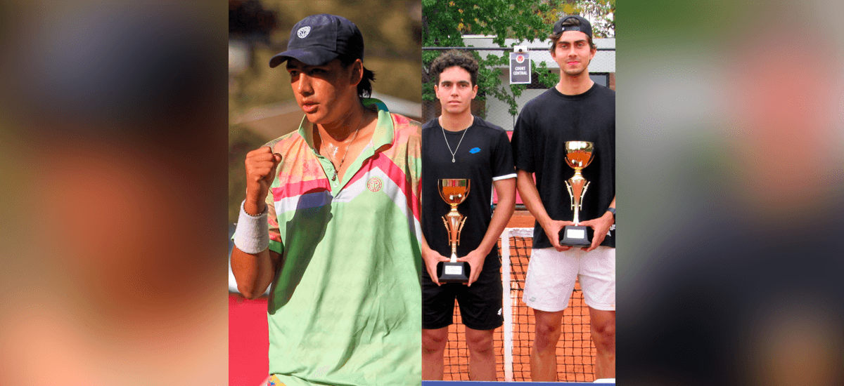 Chilenos fueron animadores del M15 Club de Tenis Providencia