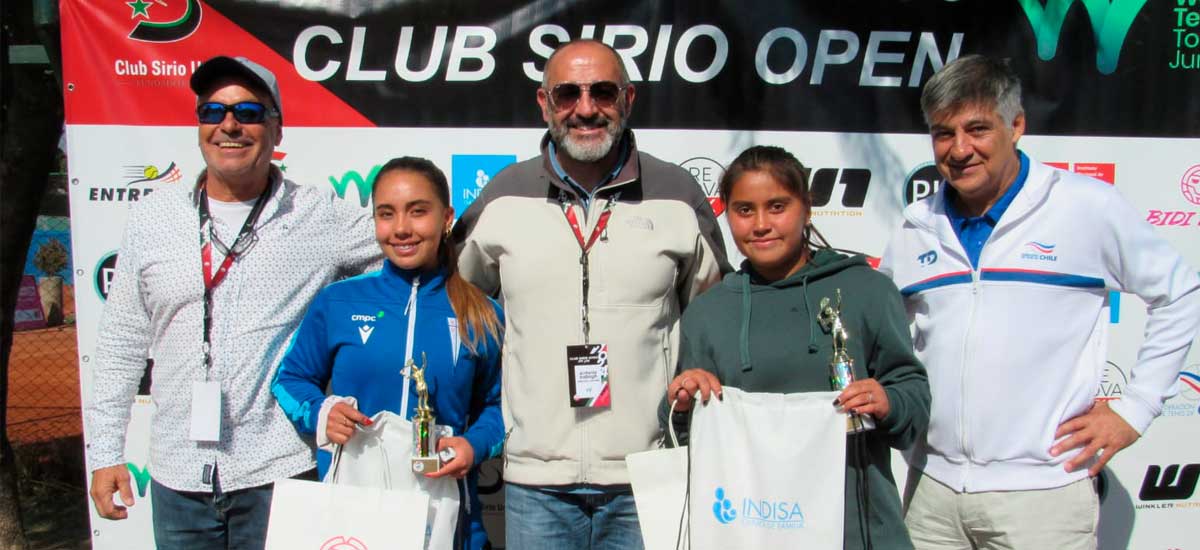 Agustina Soto y Bastián Zamora fueron los vencedores del J30 Copa IND Club Sirio