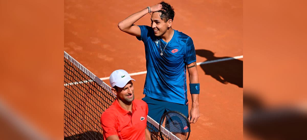 ¡Alejandro Tabilo consigue histórico triunfo sobre Novak Djokovic!
