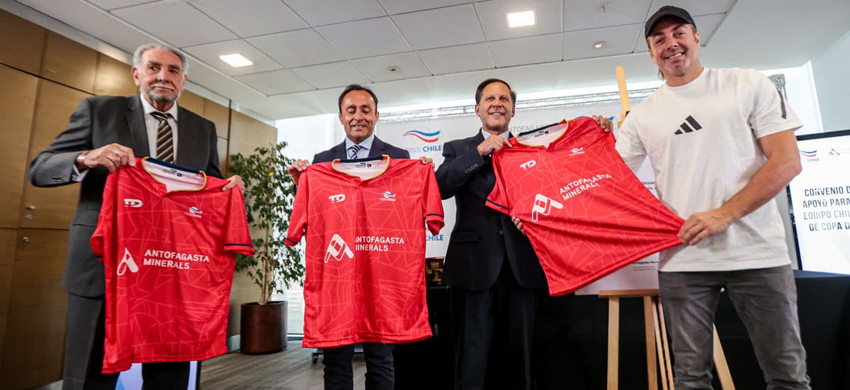 Antofagasta Minerals es el nuevo auspiciador del tenis nacional