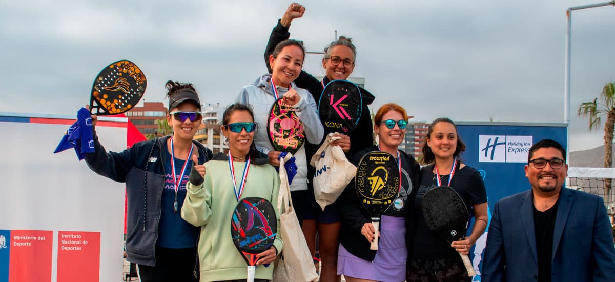 Con doblete de Francisca Zúñiga finalizaron los torneos de Tenis Playa en Iquique