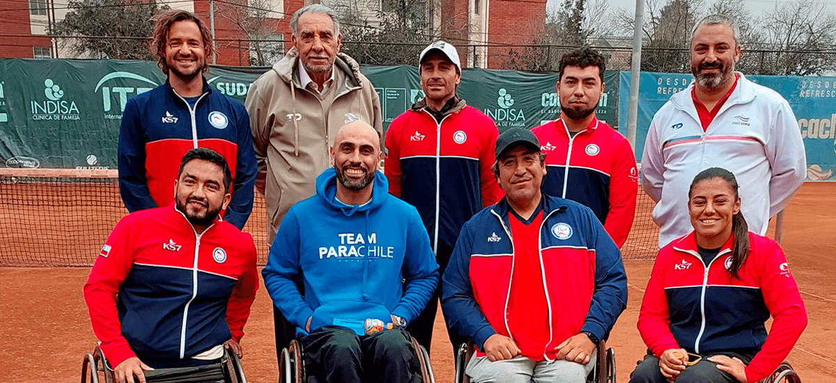 Fetech despide al Team Para Chile del Tenis que nos representará en París 2024