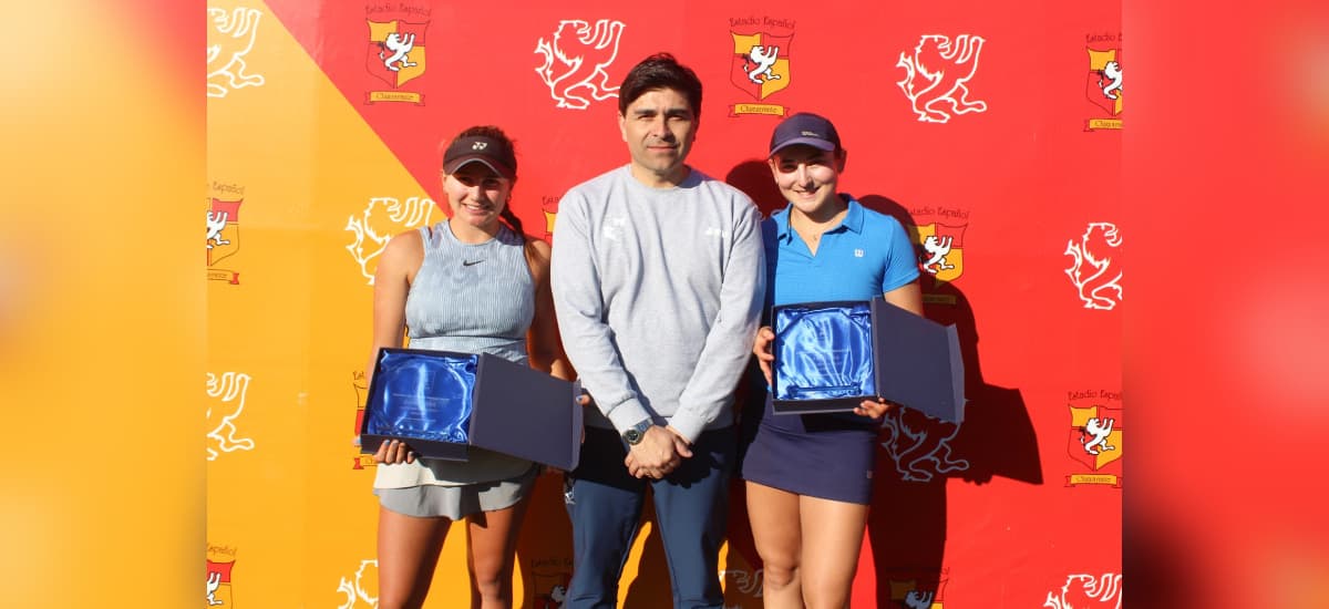 Camila Rodero es campeona duplas del J60 Estadio Español de Chiguayante