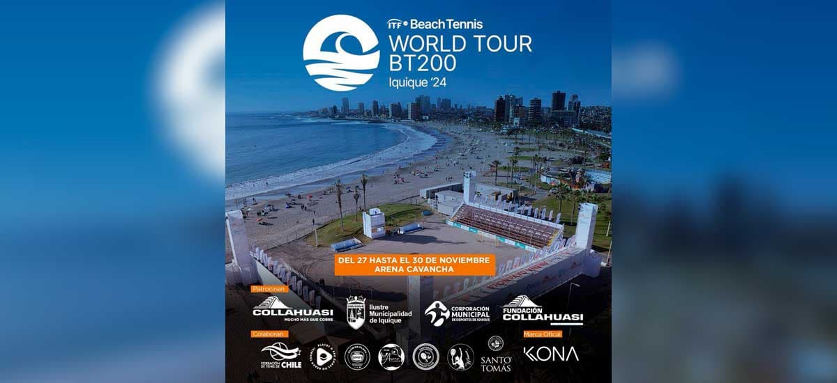 El torneo de Tenis Playa más importante de Chile llega a Arena Cavancha