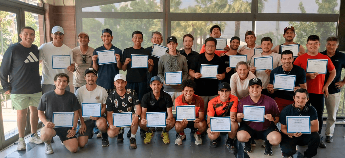 Finalizó el Curso Nivel 1 ITF para Entrenadores en Santiago