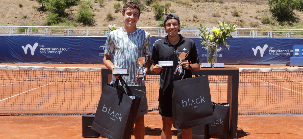 Con vicecampeonato duplas de Cabrera finalizó el M15 Santiago Open