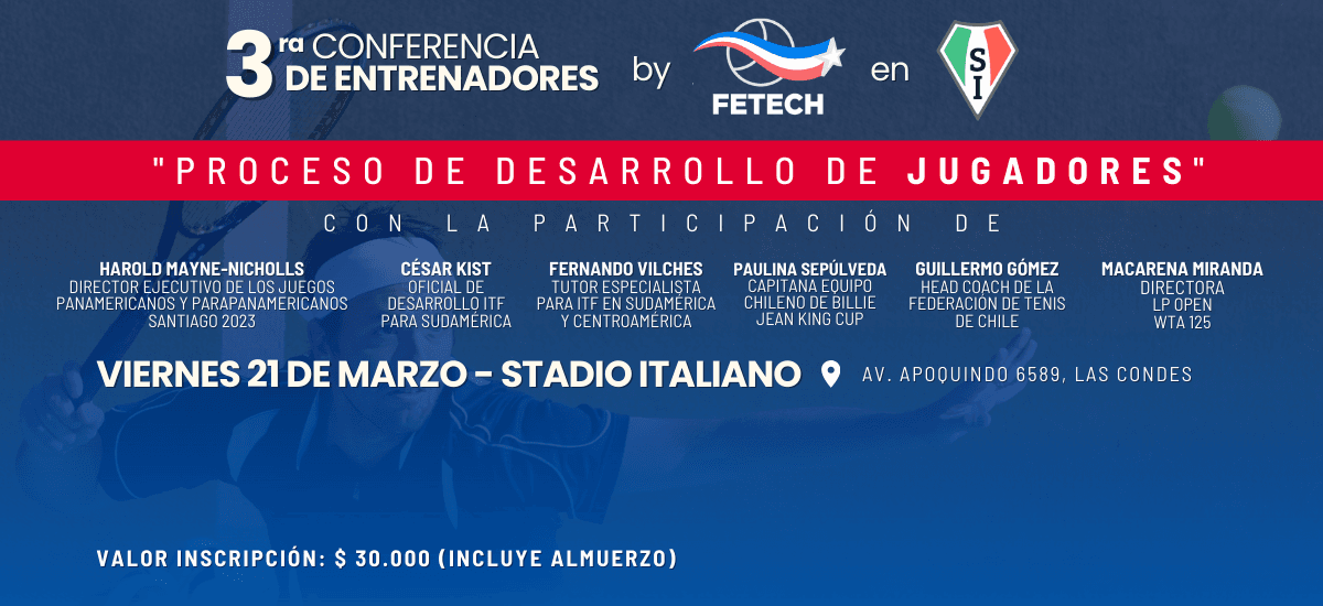 La Tercera Conferencia Nacional de Entrenadores se realizará en marzo