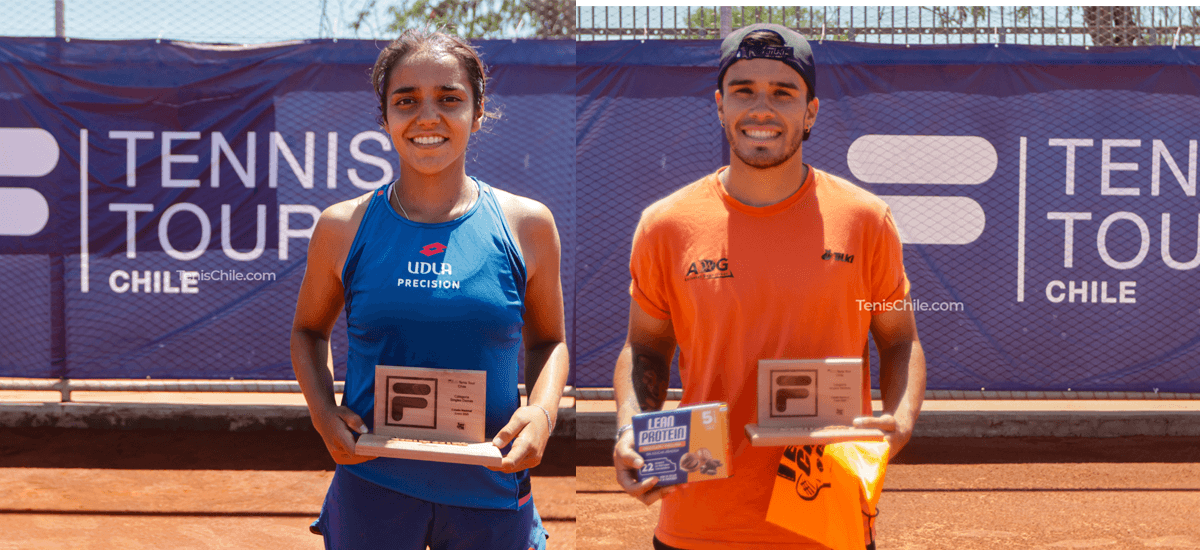 Becerra y Vergara son los primeros campeones del Fila Tour