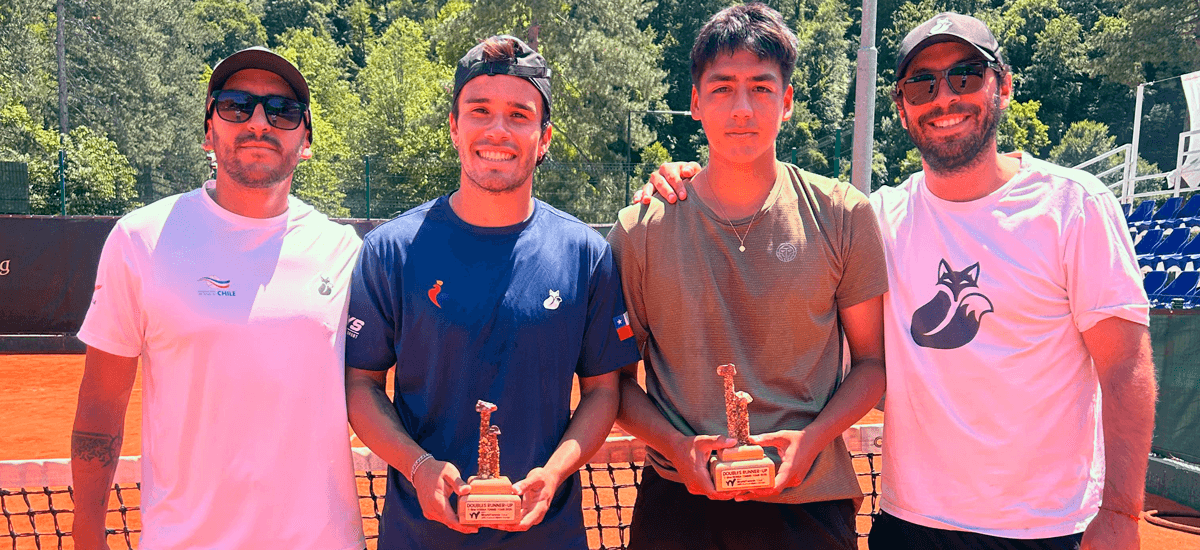 Vicecampeonato duplas destaca en segunda semana del Team Chile en Serbia