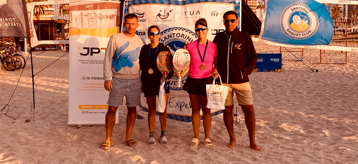 El ITF Beach Tennis World Tour brilló en Iquique con los BT10 “Héroes de la Playa”