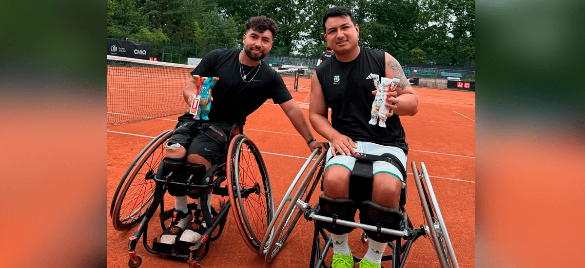 Alexander Cataldo y Brayan Tapia son campeones dobles del 35th German Open