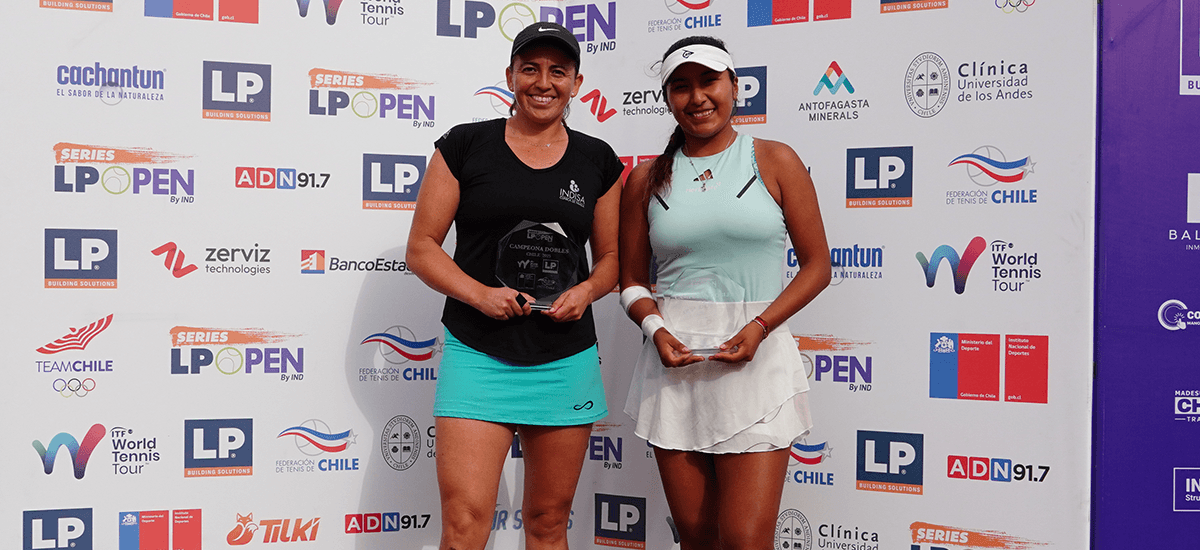 Labraña y Ccuno conquistan el título de dobles del Primer W15 de Santiago