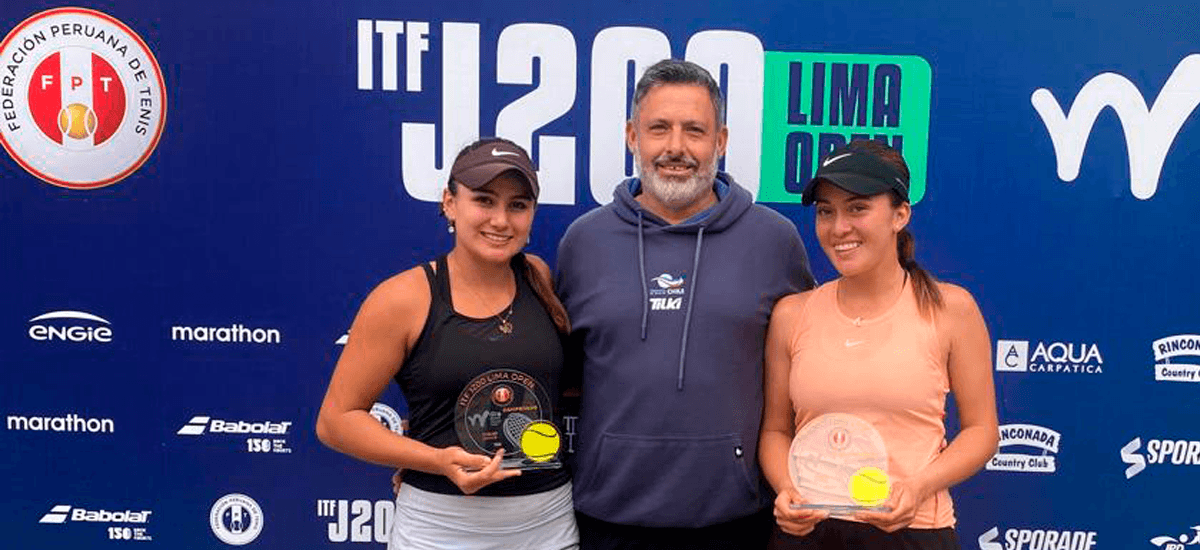 Camila Rodero celebra título en dobles del J200 de Lima