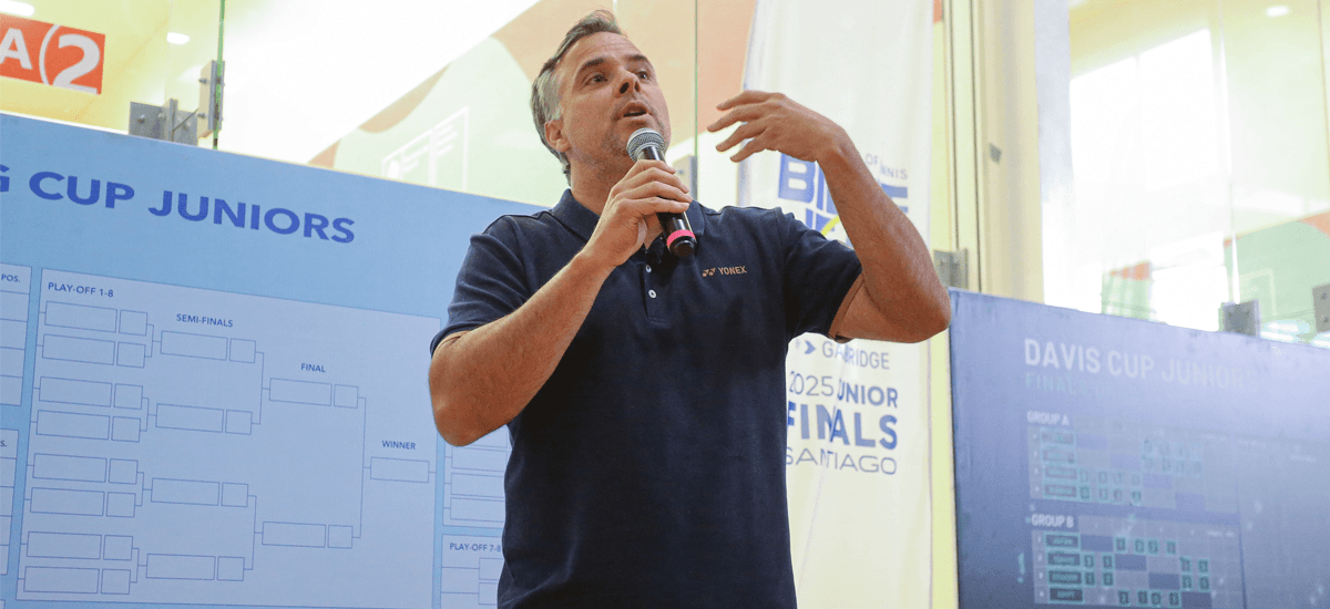 Fernando González y una inspiradora charla en el Mundial Sub-16