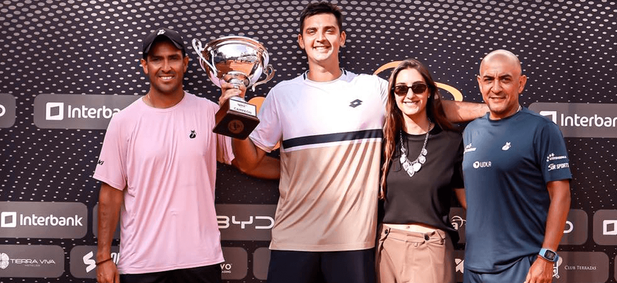 Tomás Barrios conquista el Challenger de Lima y asciende en el ranking mundial