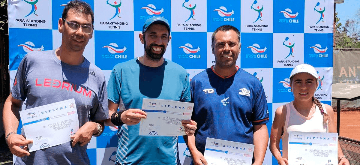 Con título de Siebert finalizó el circuito Parastanding Tennis Federado 2025