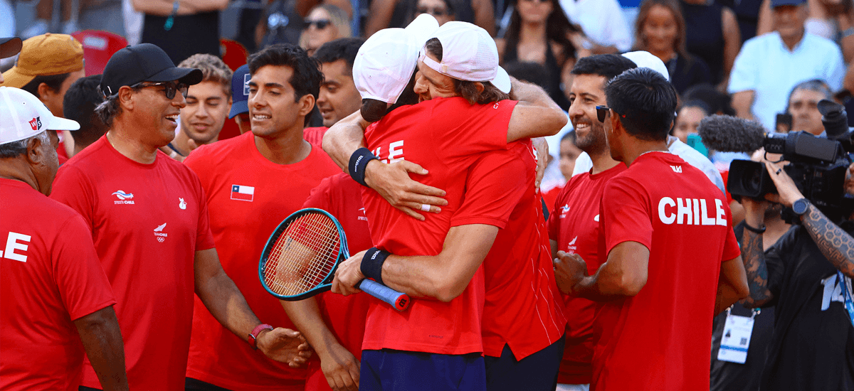 Chile vence 4-0 a Serbia y avanza a la segunda ronda Qualifiers de Copa Davis
