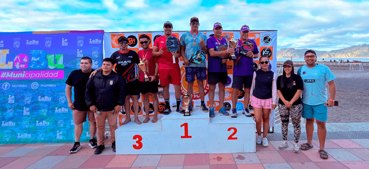 El Tenis Playa nacional se fortalece en el sur con exitoso torneo en Lebu