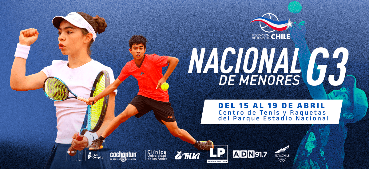 El Nacional de Menores Grado 3 se suma al calendario del tenis chileno