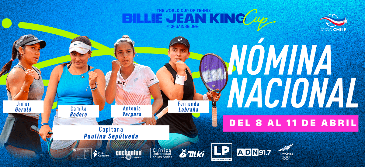 ¡El equipo chileno de Billie Jean King Cup LP Chile tiene a sus Gladiadoras!