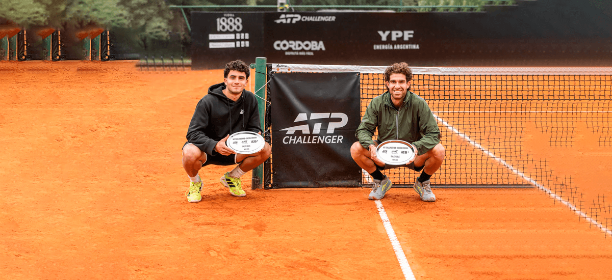 Nicolás Villalón alcanza su primera final de dobles en el ATP Challenger Tour